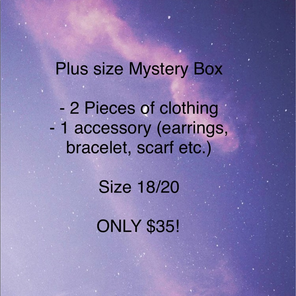 Mystery box!!!! 🌟 Size 18/20 , 20